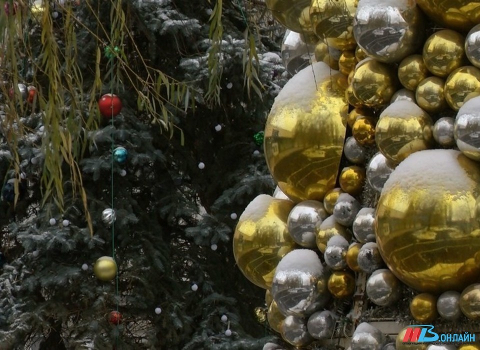 В сквере Советского района Волгограда установят 12-метровую ель и 460 елочных шаров