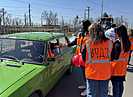 В Волгограде железнодорожники напомнили водителям о правилах пересечения переездов